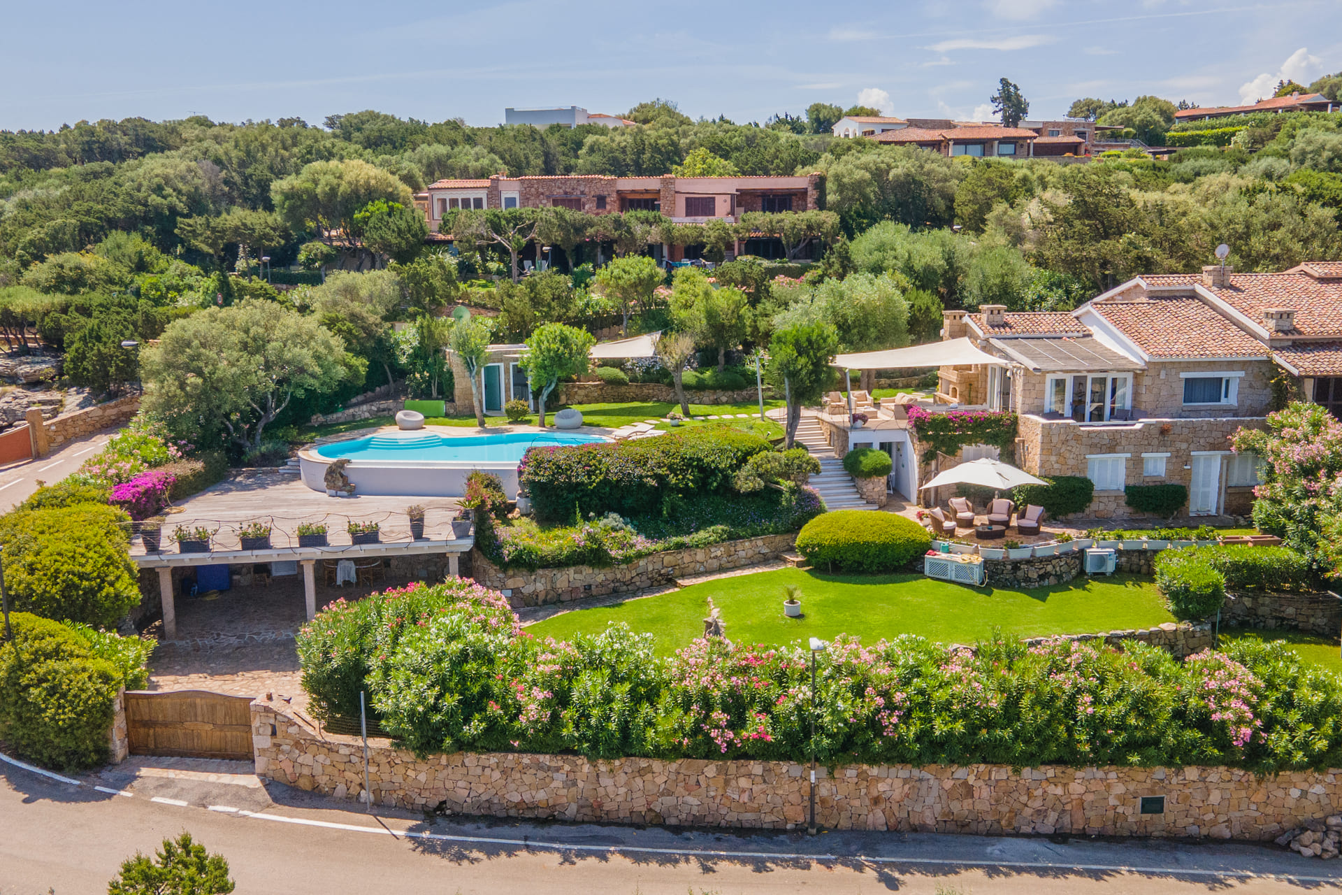 Porto Rotondo, exclusive villa with pool and dream view